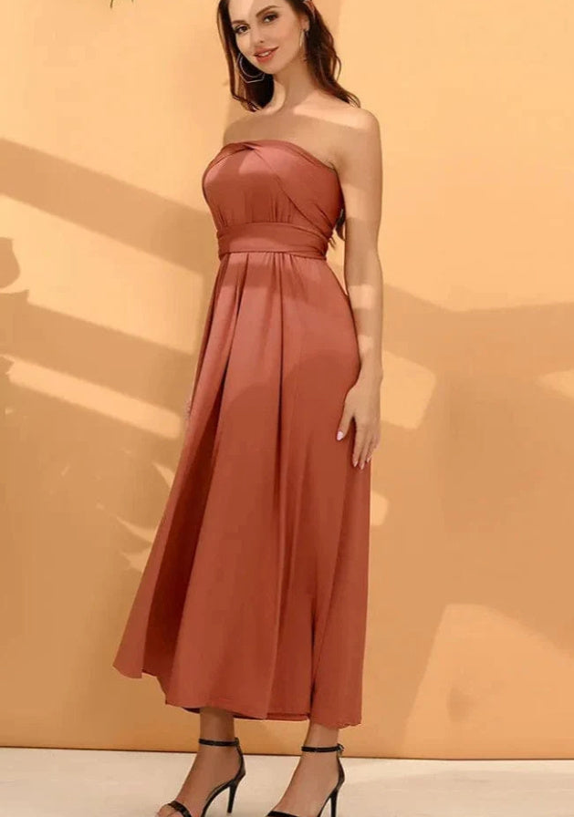 Summer Cross Backless Maxi Dress