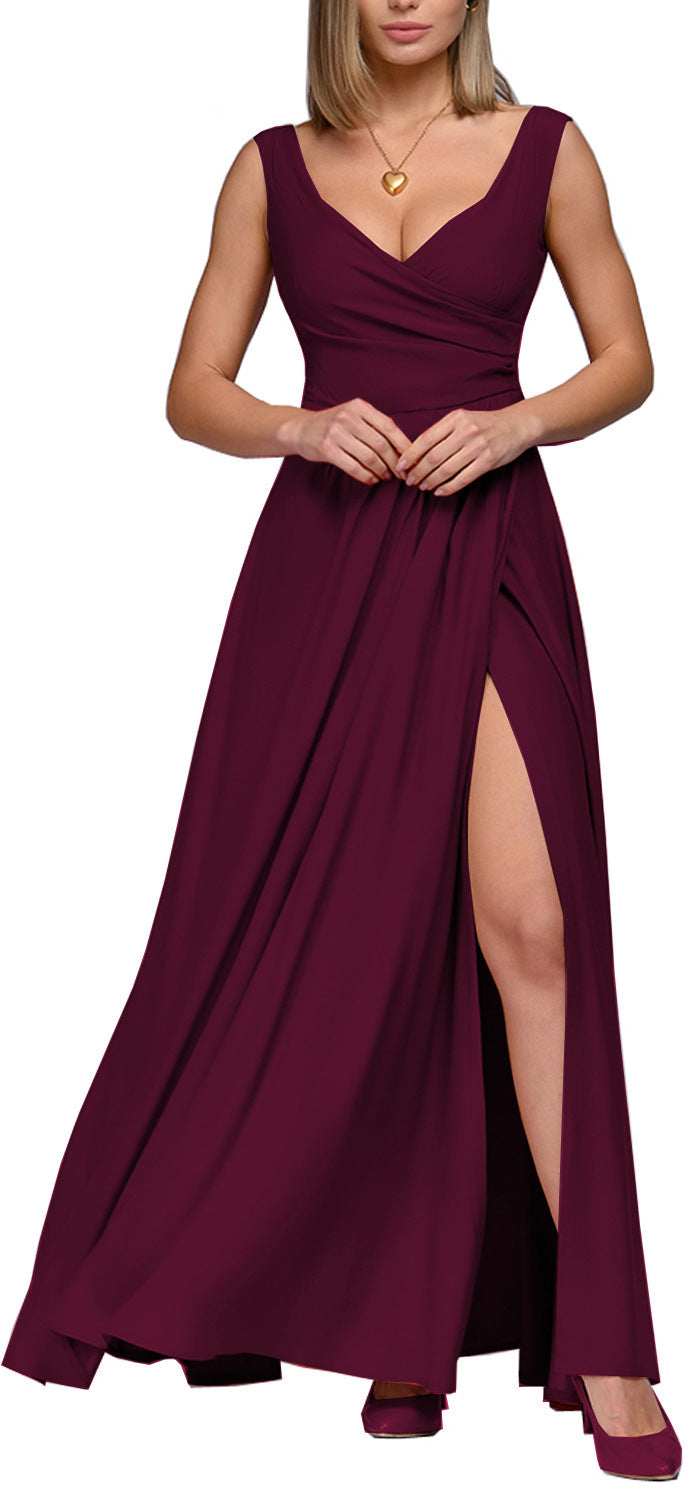 Elegant Maxi Sleeveless Formal Dress